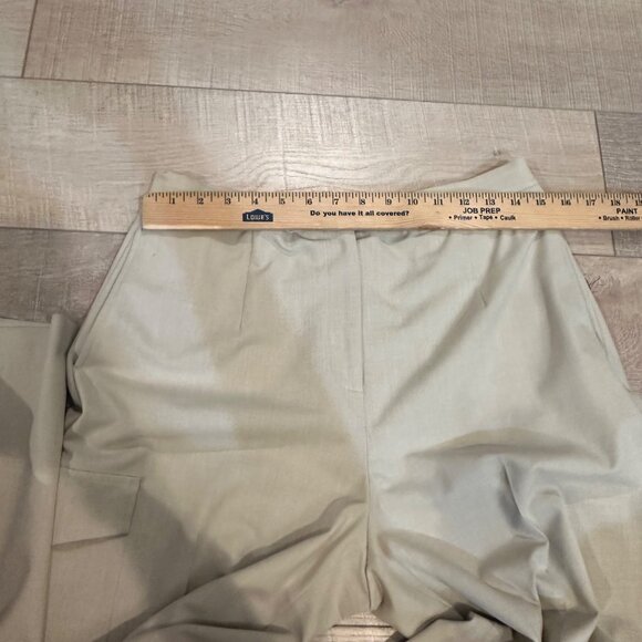 TALBOTS WOMENS SIZE 10 TAN WIDE LEG PANTS STRETCH - Picture 5 of 9